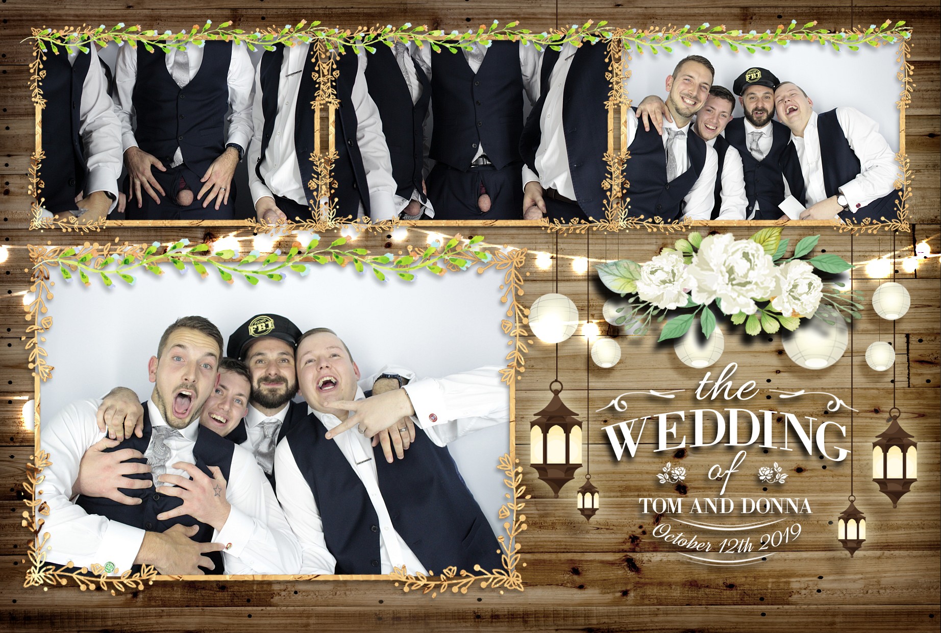 Tom & Donna's Wedding  | View more photos from the event at gallery.myphotoboothexperience.co.uk/u/MyPhotoBoothExperienceLtd/Tom-Donnas-Wedding